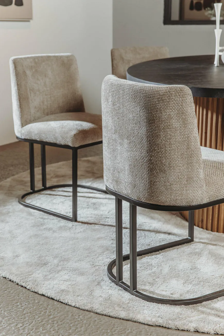 Tower Living Archi Stoel - fabric Eden 4 beige