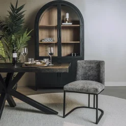 Tower Living Archi Stoel - fabric Eden 20 graphite