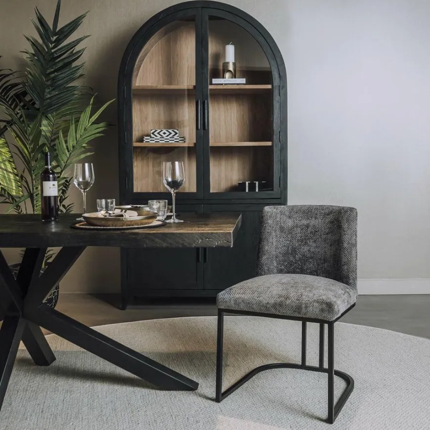 Tower Living Archi Stoel - fabric Eden 20 graphite