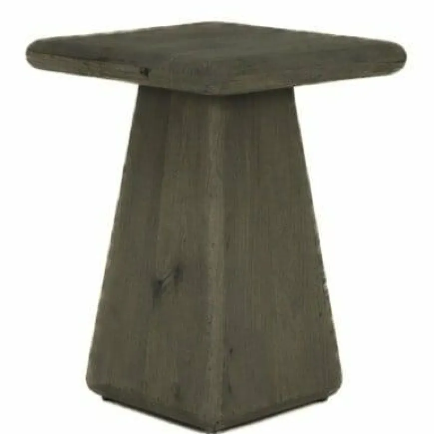 Tower Living Asti Bijzettafel vierkant olijfbruin 40 cm