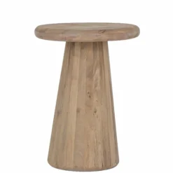 Tower Living Asti Bijzettafel rond naturel 40 cm