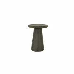 Tower Living Asti Bijzettafel rond olijfbruin 40 cm