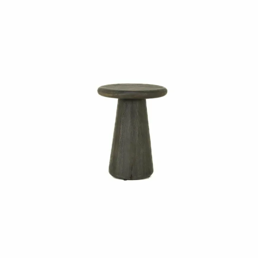 Tower Living Asti Bijzettafel rond olijfbruin 40 cm