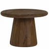 Tower Living Asti Bijzettafel rond bruin 60 cm