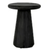 Tower Living Asti Bijzettafel rond zwart 40 cm