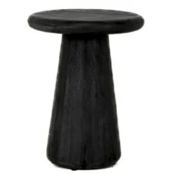 Tower Living Asti Bijzettafel rond zwart 40 cm