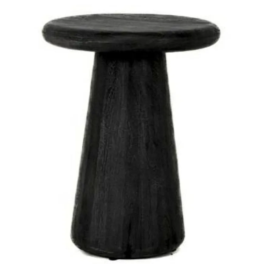 Tower Living Asti Bijzettafel rond zwart 40 cm