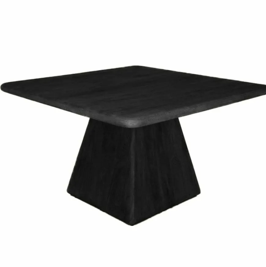 Tower Living Asti Eetkamertafel vierkant zwart 150 cm