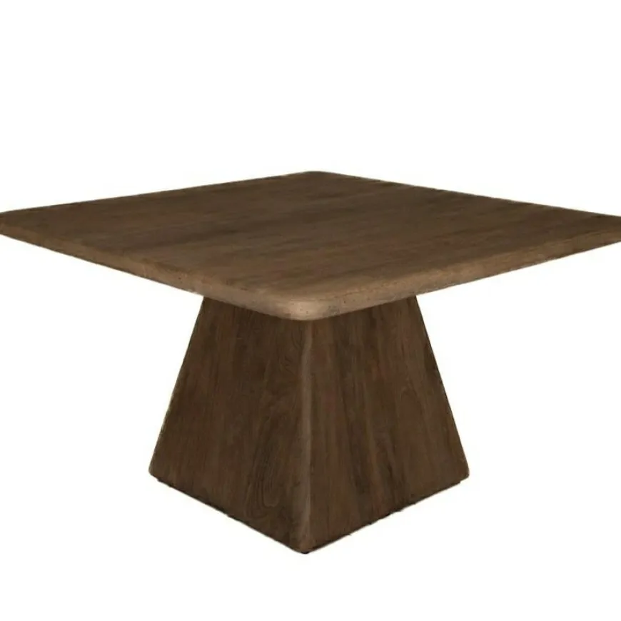 Tower Living Asti Eetkamertafel vierkant bruin 130 cm