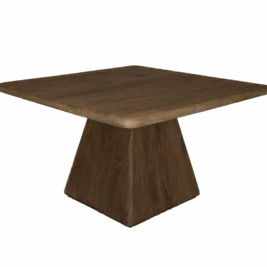 Tower Living Asti Eetkamertafel vierkant bruin 150 cm