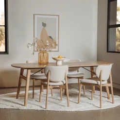Tower Living Aura Eetkamertafel naturel 220 cm
