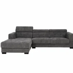 Tower Living Bank Brighton - 3 zits + Chaise Longue Links - Licht grijs 19