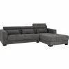 Tower Living Bank Brighton - 3 zits + Chaise Longue Rechts - licht grijs 19