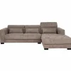 Tower Living Bank Brighton - 3 zits + Chaise Longue Rechts - Taupe 17