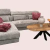 Tower Living Bank Brighton - 3 zits + Chaise Longue Links - Taupe 17