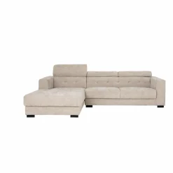 Tower Living Bank Brighton - 3 zits + Chaise Longue Links - Ivory 15