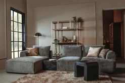Tower Living Bank Canterbury 2 5-AR + Chaise L - Mona 464 Cement Grey
