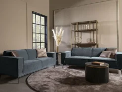 Tower Living Bank Leeds - 2,5 zits + 3 zits - City 464 Zwart Blauw