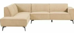 Tower Living Bank Leeds - 2,5 zits + ottomane Links - City 120 Beige
