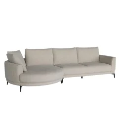 Tower Living Bank Prescot 2 5-AR + Chaise L - Sahara 120 beige