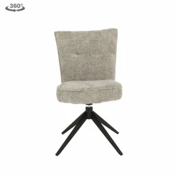 Tower Living Bardi Stoel - fabric Haga 30 beige (draaibaar)