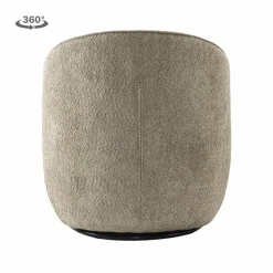 Tower Living Belvi Fauteuil - fabric AJ3019-11 Beige (draaibaar)