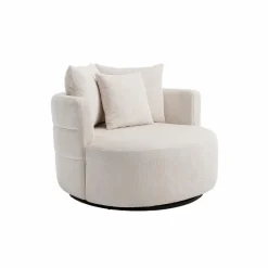 Tower Living Bolza Fauteuil - Trenza 6 ivory (draaibaar)