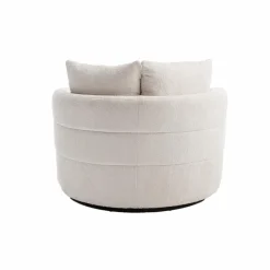 Tower Living Bolza Fauteuil - Trenza 6 ivory (draaibaar)