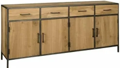 Tower Living Dressoir Luna 200 cm / 4 deurs -4 lade