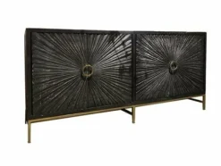 Tower Living Dressoir Serina Zwart 200 cm