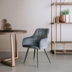 Tower Living Eetkamerstoel Silva - Grijs, geel of groen