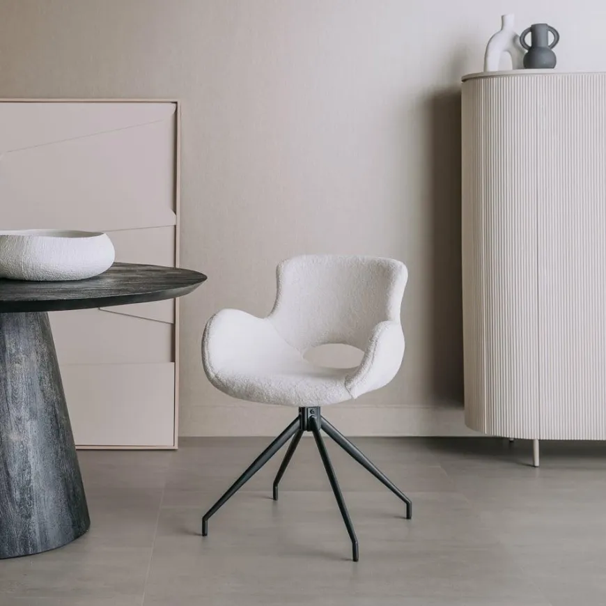 Tower Living Eetkamerstoel Campo Teddy - Diverse kleuren