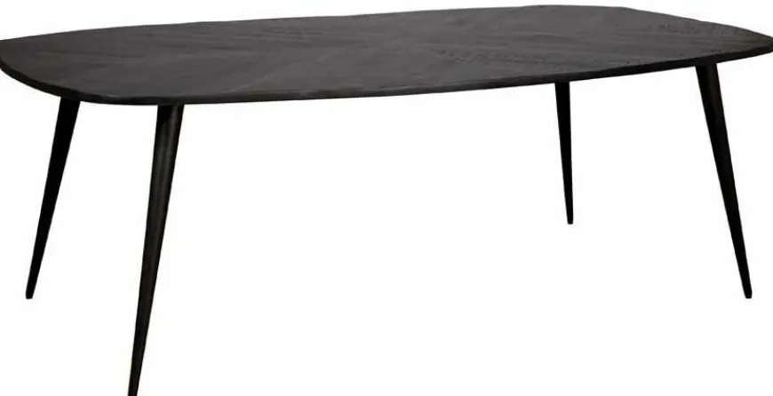 Tower Living Eettafel Giovanni zwart - Diverse afmetingen
