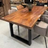 Tower Living Eettafel Nicosia Mango met stalen U poot showroommodel 200 cm