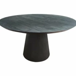 Tower Living Eettafel Premana rond - 150x150 – zwart