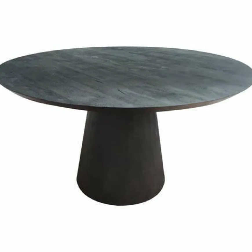 Tower Living Eettafel Premana rond - 150x150 – zwart
