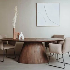 Tower Living Eettafel Premana ovaal - 240x120 – bruin