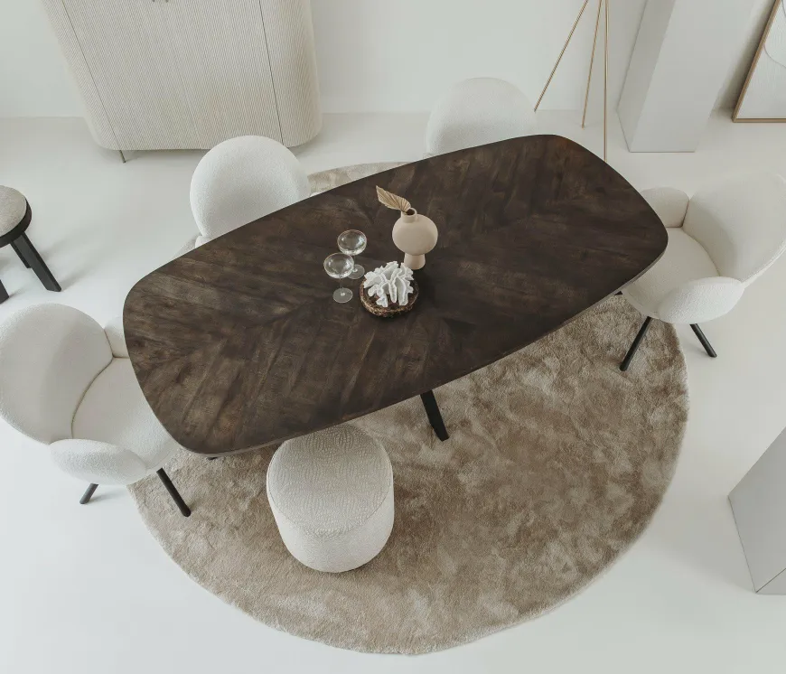 Tower Living Eettafel Silvi 240x110 – olijfbruin