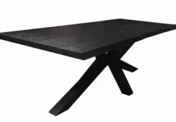 Tower Living Eettafel Sovana Live edge blank of zwart - diverse afmetingen