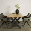 Tower Living Eettafel Xara Live edge blank of zwart - diverse afmetingen