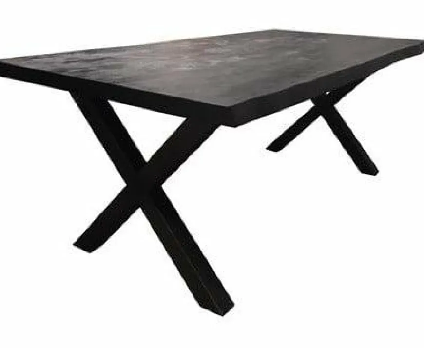 Tower Living Eettafel Xara Live edge blank of zwart - diverse afmetingen