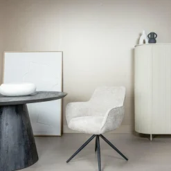 Tower Living Eettafelstoel Fondo draaistoel Mona 110 zand