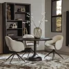 Tower Living Elba Eetkamertafel zwart rond 120 cm