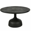 Tower Living Elba Salontafel zwart rond 70 cm