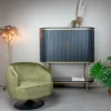 Tower Living Fauteuil Barga - groen velvet showroommodel