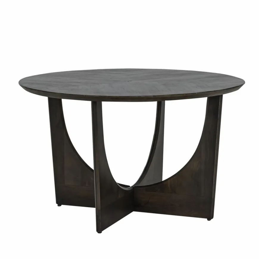 Tower Living Fermo Eetkamertafel rond olijfbruin 130 cm