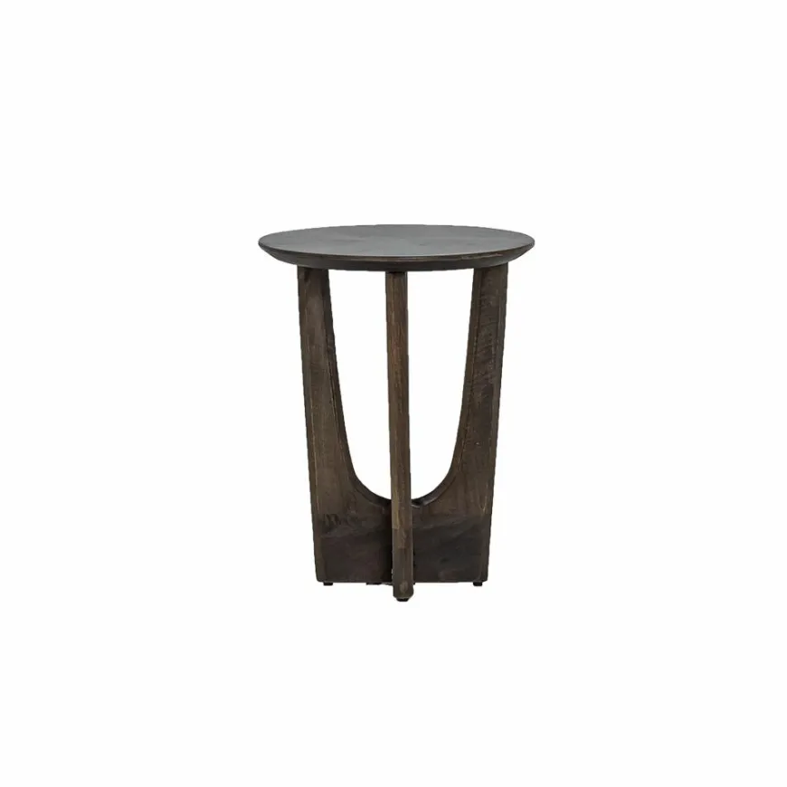 Tower Living Fermo Salontafel rond olijfbruin 40 cm