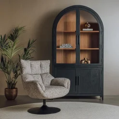 Tower Living Force Fauteuil - Imo 15 beige-brown (draaibaar)