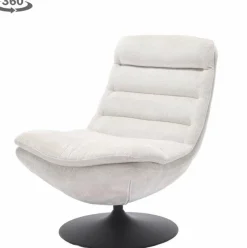 Tower Living Marano Fauteuil - Harmony 02 almond white (draaibaar)