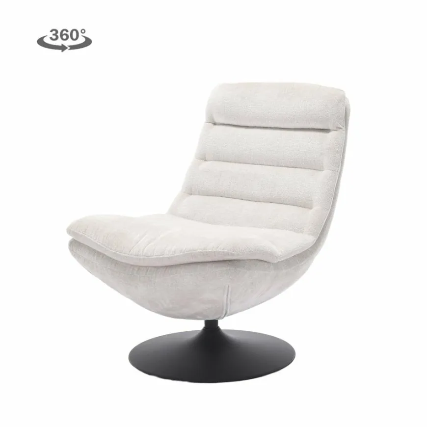 Tower Living Marano Fauteuil - Harmony 02 almond white (draaibaar)